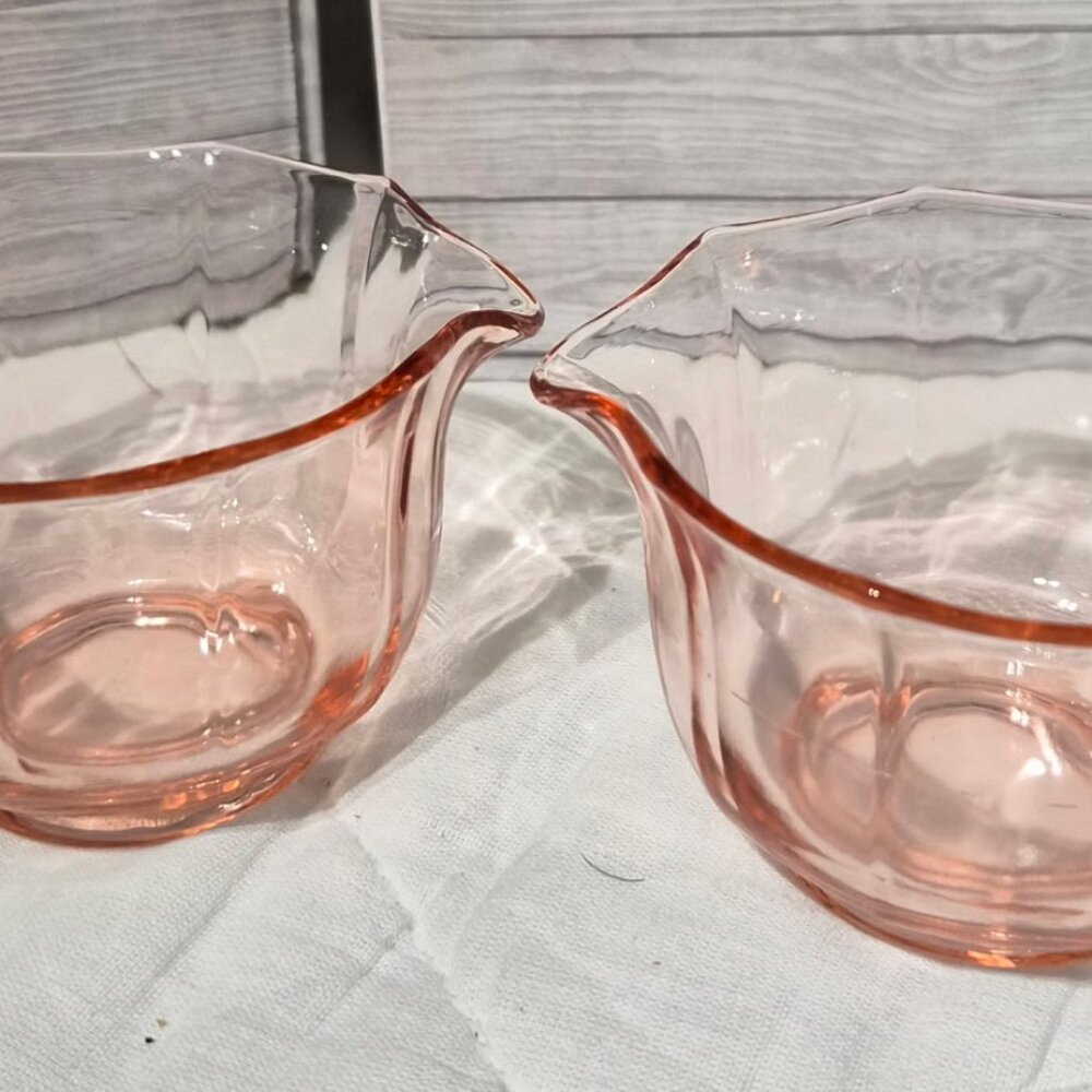 Depression Glass Creamer Cups